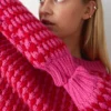 Noella Gio Pink Red Mix Knit Jumper