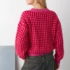 Noella Gio Pink Red Mix Knit Jumper