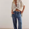 Free People 100 Years Palmer Cuffed Jeans