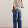 Free People 100 Years Palmer Cuffed Jeans