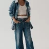 Free People 100 Years Palmer Cuffed Jeans