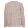 B Young Nata Pale Mauve Melange V-Neck Jumper