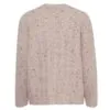 B Young Nata Pale Mauve Melange V-Neck Jumper