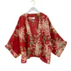 One Hundred Stars Chrysanthemum Red Kimono