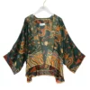 One Hundred Stars Dragon Green Kimono