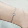 Waterproof Square CZ Tennis Bracelet