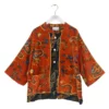 One Hundred Stars Dragon Rust Velvet Jacket