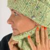 Fraas  Beige or Green Flecked Snood