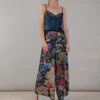 One Hundred Stars Primula Black Crepe Palazzo Pants