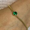 Waterproof Emerald CZ Bracelet