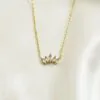 Waterproof Crown Necklace