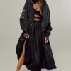 Free People Black Emilia Full Skirt