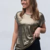 Fransa Franny Pale Gold Mix T-Shirt