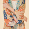 Powder Kimono Jacket 70s Floral Coconut