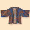 Powder Denim Tapestry Kimono Jacket