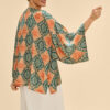 Powder Cream Batik Kimono Jacket