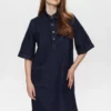 Numph London Dark Blue Denim Dress