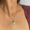 Waterproof Turquoise Fan Set