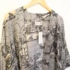 One Hundred Stars Kimono Ancient Columns Charcoal