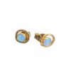 Gold Filled Accord Opal Earrings