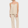 Saint Tropez Zalinda Plaza Taupe Strap Top