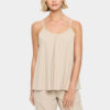 Saint Tropez Zalinda Plaza Taupe Strap Top