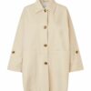 Masai Teddie Oyster White Coat