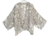 One Hundred Stars Sphinx Grey Kimono