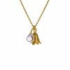 Alex Monroe Bluebell Necklace (Gold Plate)