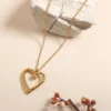 Waterproof Rope Heart Necklace