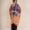 One Hundred Stars Carnival Cobalt Grande Kimono