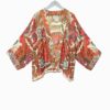 One Hundred Stars Fiesta Orange Kimono