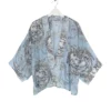 One Hundred Stars Valentine Sky Blue Kimono