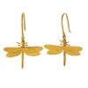 Alex Monroe Dragonfly Earrings (Silver & Gold Plated Silver)