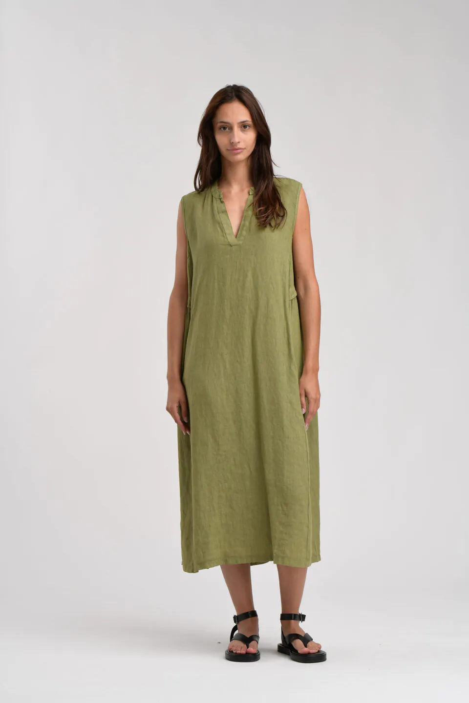 Humility Olive Jining Dress