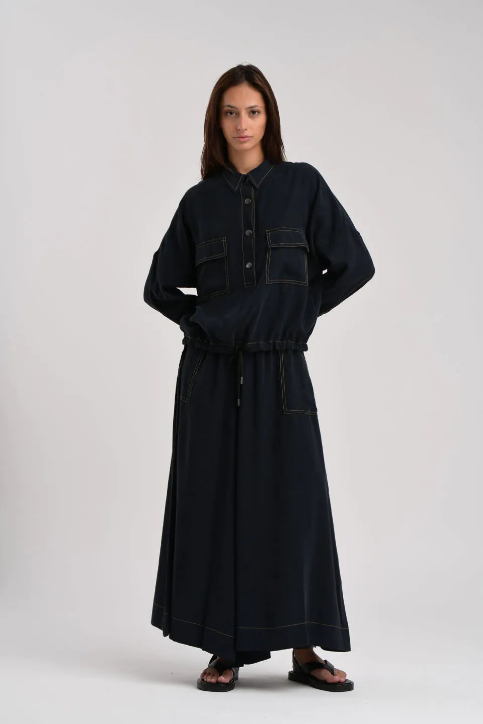 Humility Carbon Caty Blouse